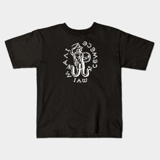 Abraxas Kids T-Shirt by Blacklinesw9